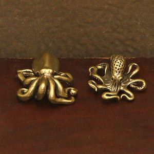 Unique Handcrafted Bronze Octopus Statue, Contemporary Marine Artwork for Office and Gift Collection - Product Image 2