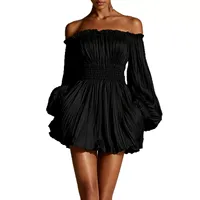 Robe cintrée taille haute pour femme, couleur unie élégante, disponible en noir, rouge, bleu, blanc, marron, tailles de la S à la 3XL, vente en gros