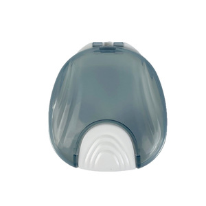 Estuche dental de plástico para retenedores de ortodoncia, estuche dental con forma de concha, almacenamiento tipo squeeze, caja portátil para cuidado y limpieza. - Product Image 5