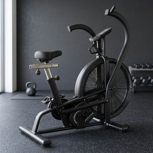 Bicicleta Estática de Ciclismo con Ventilador Integrado de Larga Duración, para Entrenamiento de Resistencia y Estabilidad Muscular de Pantorrillas y Glúteos, Bicicleta de Cardio de Ritmo Constante - Product Image 3