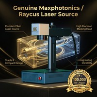 Nouvelle machine de marquage laser à fibre mini de bureau 30W avec source laser authentique Maxphotonics Raycus, graveur de métal, durée de vie de 100 000 heures, CNC