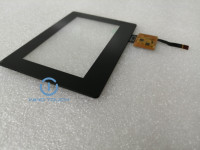 4,3 Zoll Kratzfestes Wasserdichtes Kapazitives Touchpanel mit Hochhelligkeits-LCD für Temperaturkontrollgeräte