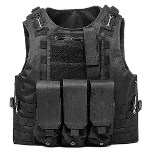 Duurzame Multifunctionele Gevechts Outdoor Tactische Trainingsvest Plaatdrager Met Mag Pouch - Product Image 2