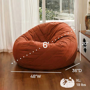Kursi <span class=keywords><strong>Bean</strong></span> <span class=keywords><strong>Bag</strong></span> Sofa Santai Desain Baru Populer 2026, Nyaman, Custom, Grosir untuk Apartemen dan Ruang Tamu Satu Orang - Product Image 6