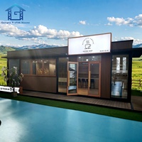 Villa préfabriquée moderne et portable, maison préfabriquée de 20 pieds ou 40 pieds, maison conteneur pliable et extensible avec 2, 3, 4 ou 5 chambres