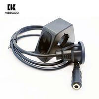 Câble audio stéréo pour voiture personnalisé avec prise jack 3,5 mm, port AUX encastré pour tableau de bord, 3,5 mm femelle-femelle
