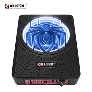 Subwoofer actif en aluminium Kuerl 10 pouces, 1200 W de puissance maximale, audio pour voiture avec amplificateur et kit de câblage - Product Image 2