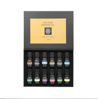 Minyak esensial murni Set minyak esensial alami-6 pak minyak penyebar Aroma berbagai Wewangian