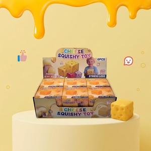 ของเล่นบีบชีสจำลองขนาดใหญ่ บรรเทาความเครียด ของเล่นบีบชีสขนาดพิเศษ ของเล่นคลายเครียด ของขวัญ - Product Image 6