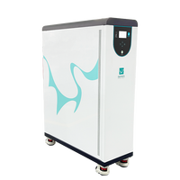 Aurora 21.5kwh baterai surya kapasitas besar untuk rumah sistem surya LiFePO4 sel baterai 51.2V 420Ah ≥ 8000 siklus