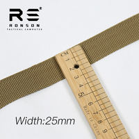 Sangle en nylon tissé de 25 mm pour bagages, équipement sportif et tactique – Vente directe usine chinoise
