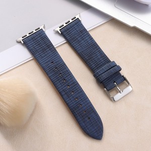Bracelet de montre en cuir microfibre, bracelet de remplacement, 38 mm, 40 mm, 41 mm, 42 mm, 44 mm, 45 mm, pour montre intelligente, bracelet texturé doux - Product Image 6