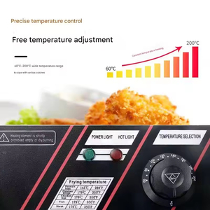 Friteuse Commerciale Automatique Professionnelle avec Moteur et Roulement Central pour Poulet, <span class=keywords><strong>Poisson</strong></span> et Pommes de Terre - Product Image 4