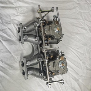 ชุดแปลงคาร์บูเรเตอร์ FAJS NO CZ2-26-40/45-6 สำหรับ <span class=keywords><strong>Datsun</strong></span> A14 A15 Oval Port - ชุดแปลงคาร์บูเรเตอร์ FAJS Twin 40 DCOE ของแท้ - Product Image 4