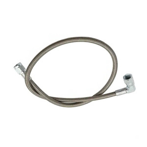 Groothandel 4an <span class=keywords><strong>Turbo</strong></span> Olietoevoerlijn Roestvrij Staal Gevlochten An4 90 Graden Rechte Slang Einddruk Afstandsbediening Turbocompressor Olie Afvoer - Product Image 1