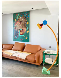 <strong>Funky</strong> ultra Modern Arc <strong>Floor</strong> <strong>Lamp</strong> Colorful <strong>Floor</strong> <strong>Lamp</strong> Living Room Bedroom Children's Eye protection Learning <strong>Floor</strong> <strong>Lamp</strong> - Product Image 2