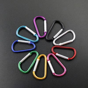 Mousqueton en alliage d'aluminium en forme de D Tongjin, capacité de charge de 20 kg, boucle à dégagement rapide pour l'extérieur, taille 6018 - Product Image 2