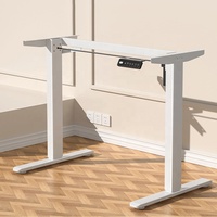 Cadre de table ordinateur bureau bureau Base debout levage Intelligent motorisé électrique télescopique hauteur réglable pieds de Table
