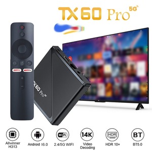 Smart TV Box Android Tx60 Pro 5G 4K 16GB RAM 256GB ROM Android 16 ONN STB Certificado por Google, Proveedor de Cajas OTT - Product Image 5