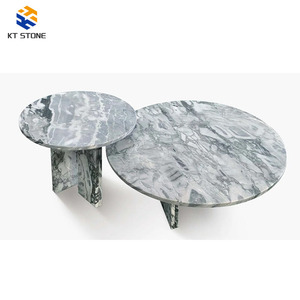 Table basse d'appoint en marbre Calacatta <span class=keywords><strong>Volia</strong></span> sur mesure pour villa - Product Image 6