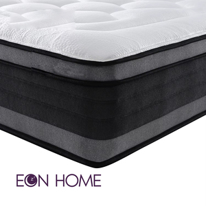 Colchón de cama de lujo de alta calidad, colchón de muelles de bolsillo, colchón de masaje de Primavera de tela de punto suave para dormir de calidad para <span class=keywords><strong>hostal</strong></span> - Product Image 5