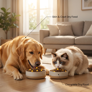 Fabricant d'aliments secs <span class=keywords><strong>pour</strong></span> animaux de compagnie avec support OEM/ODM, faible MOQ (1 tonne), livraison rapide en 15 jours, conception gratuite, certifié FDA, aliments riches en protéines <span class=keywords><strong>pour</strong></span> chiens et chats - Product Image 1