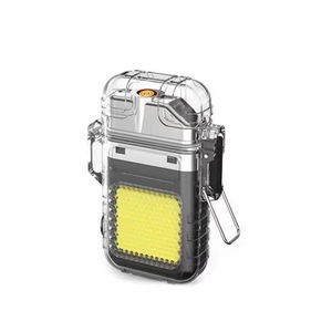 Rechargeable <b>Lighter</b> <b>Torch</b> Mini Keychain Outdoor Camping Lighting Plastic Minimalist Design Lithium Battery Included - Product Image 5