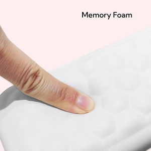 Customizable Colorful Printing Soft PU Leather Memory Foam Wrist Mouse and Keyboard Pad <b>Set</b> for Office Gaming <b>PC</b> Laptops - Product Image 4