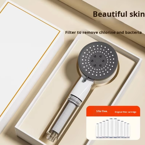 מים חוסכים כרום חזק בלחץ ראש מקלחת עם מסנן כושר עיצוב מודרני ושימוש במטבח - Product Image 2
