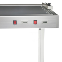 Table de visualisation verticale LED CC120-F, type sur pied, cabine de correspondance des couleurs pour l'industrie du papier, du plastique, de la peinture, les usines et les laboratoires