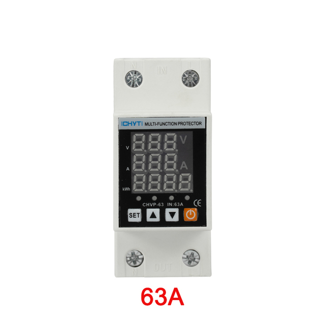 China Factory Selling High Quality Best Adjustable Automatic Voltage Protector Under 3 Digital Voltage Protector