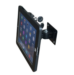 Support mural de sécurité antivol pour <span class=keywords><strong>tablette</strong></span>, avec verrouillage, support d'affichage, étui rotatif, <span class=keywords><strong>fixation</strong></span> par vis pour iPad 2/3/4 Air/Air 2/Pro 9,7 pouces - Product Image 1