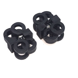 डाट कॉर्ड ताला कस्टम, थोक सिलिकॉन हैवी ड्यूटी रस्सी ताले, प्लास्टिक वसंत बांधनेवाला पदार्थ लोचदार कॉर्ड ताला डाट - Product Image 4