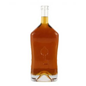 Bouteille de vin en verre transparent épaissi <span class=keywords><strong>rouge</strong></span>, vente en gros du fabricant, pour whisky, <span class=keywords><strong>vodka</strong></span> et vin de fruits, bouteille vide scellée - Product Image 1