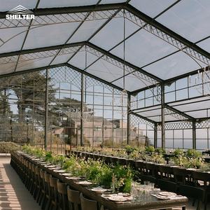 Carpas para Eventos con Marco de Aluminio Negro, Carpa Transparente para Festivales, Carpas de Lujo para Bodas y Fiestas para 300 Personas, Eventos al Aire Libre - Product Image 4