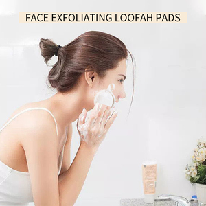 Makeup Remover Natural Loofah Facial Scrubber Brush Exfoliating Deep Clean Dead Skin Face Scrubber Degradable Modern - Product Image 2