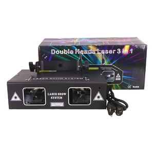 Nuevo Proyector Láser de Escenario Hengyu 2025 de 2 Cabezas, Luz Láser RGB con Animación de Rayos para Discotecas y Clubes Nocturnos - Product Image 2