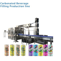 Ligne de production de boissons gazeuses 3 en 1, machine automatique de mise en bouteille, de lavage, de remplissage et de bouchage de jus et de sodas