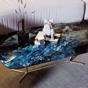 Dalles de <span class=keywords><strong>granit</strong></span> de luxe en labradorite bleue, plateaux de table, comptoirs, décoration intérieure, marbre - Product Image 1