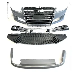 New For Audi A8 D4 PA S8 STYLE FRONT BUMPER WITH GRILLE BODY KIT 2014-2017