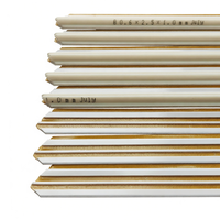 Matrice de pliage double standard 1.0*3.5-1.0 canaux en PVC blanc super adhésif avec capacité de découpe de 10000-30000
