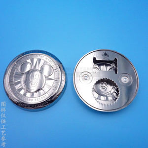 Aimant de réfrigérateur en métal personnalisé, forme irrégulière, creux, laqué transparent, en alliage de zinc, décoration d'intérieur, cadeau - Product Image 4