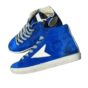 High Quality Genuine Leather Designer Shoes Luxury High top Flat skateboard shoes for Men & Women Lace-Up fashion Sports Shoes - Product Image 2