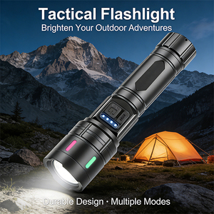 Torcia LED Portatile da Esterno per Emergenze con <span class=keywords><strong>4</strong></span> Modalità, Strobo, SOS, Ricarica Type-C, Alta Potenza e Luce Laser Bianca - Product Image 6