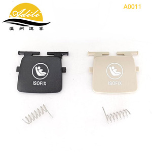 ISOFIX Cover For Baby Car Seat Black ABS Plastic Large <b>Square</b> Type Part Number 52207474099 - Product Image 3