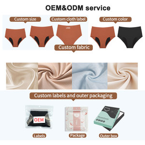 Ropa Interior <span class=keywords><strong>Menstrual</strong></span> para Mujer al por Mayor con Marca Privada, 4 Capas de Alta Absorbencia, Ultra Suave y a Prueba de Fugas - Product Image 6