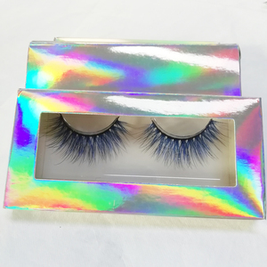 Wholesale 3d silk eyelash colorful handmade 3d false eyelashes eyelash mink with packing box and private label - Product Image 1