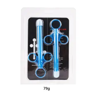 Lavement propre injecteur lanceur de lubrifiant jouets sexuels pour Agents de mouillage du vagin anal outils de seringue d'injection d'huile