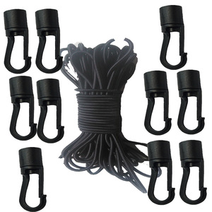 Corde élastique en Nylon de 10M avec 10 crochets pour Kayak, canoë, bateau, utilisation universelle en extérieur TLSG7 - Product Image 2