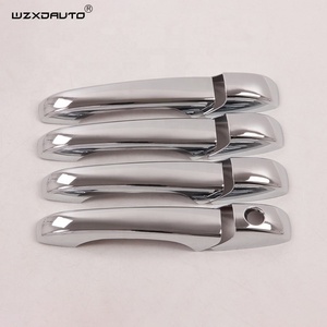 WZXD Cache-poignée de porte chromé ABS en plastique pour Grand 2014, pour 2007 2017 - Product Image 3